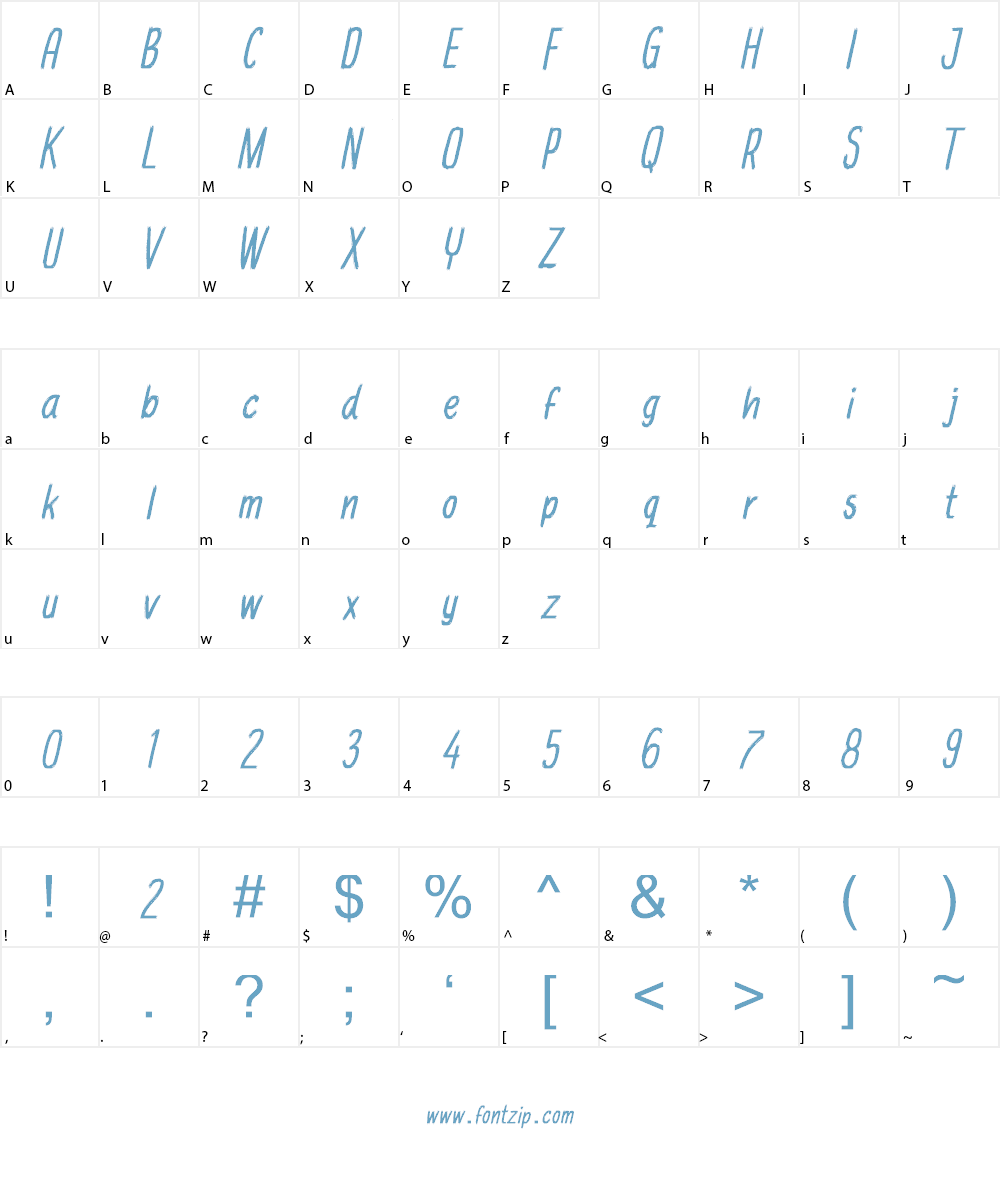 MICHAEL Jackfruit Font Character